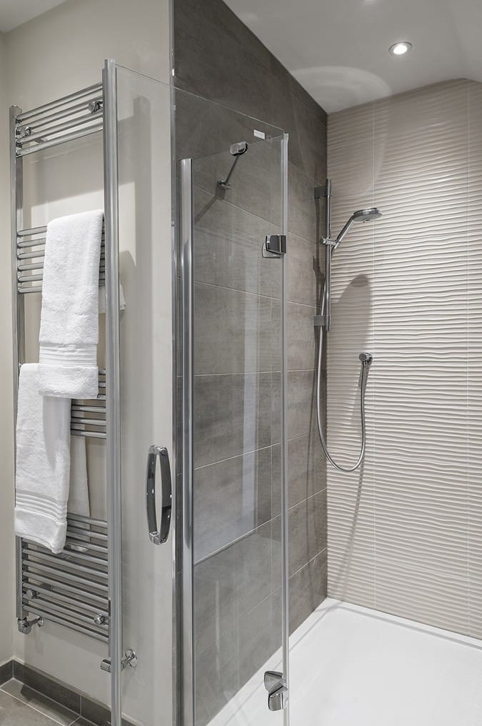 Beautiful showers to rejuvenate the body and relax the mind Concept