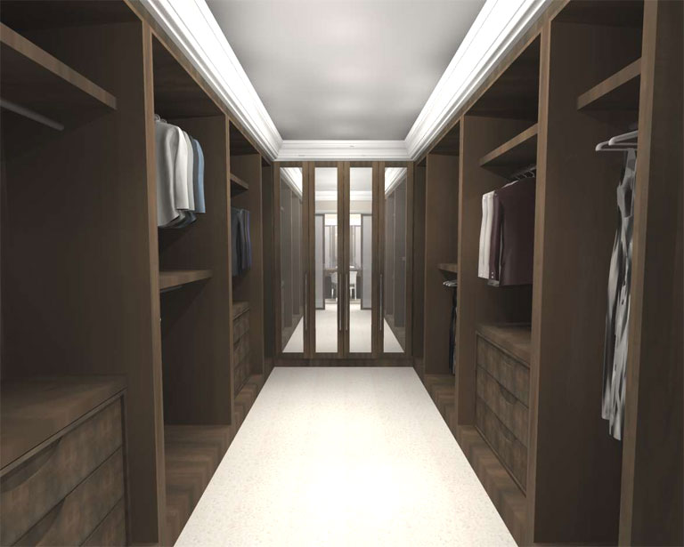 Bespoke Wardrobe Design Concept Design