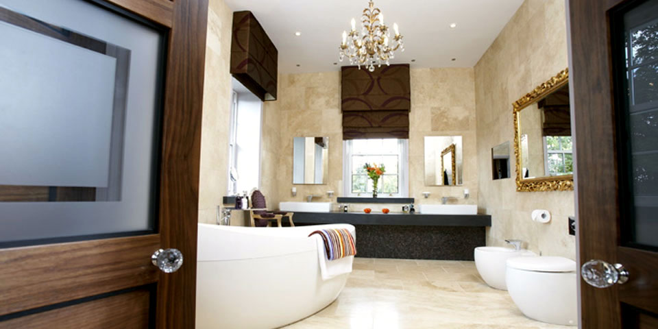 hotel style bathroom design 