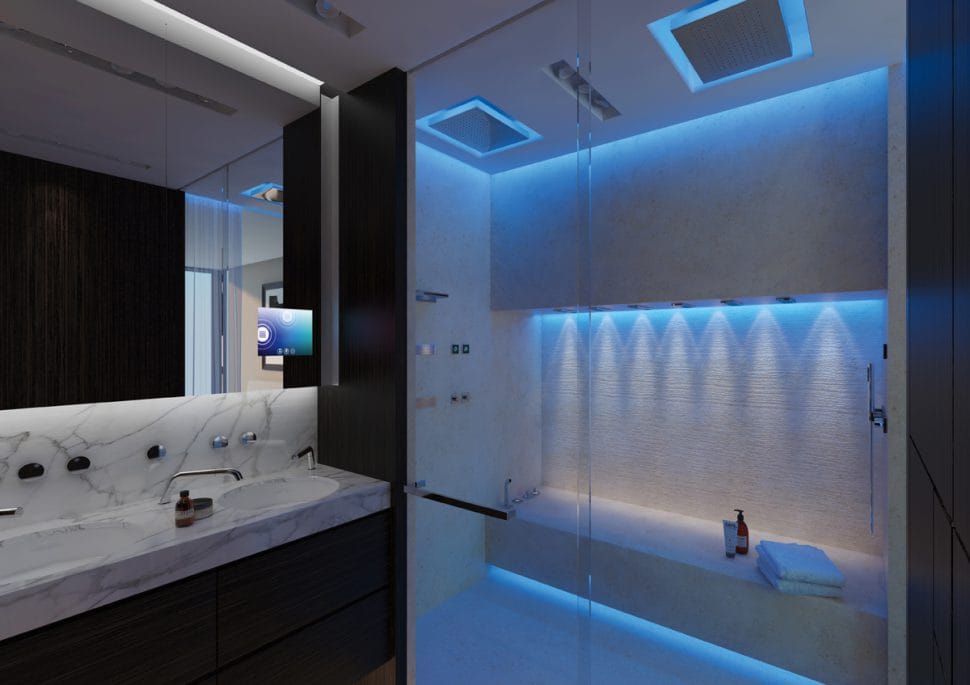 Luxury Bathroom Spa Showers Concept Design