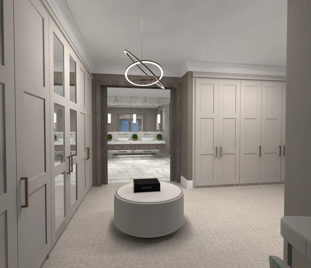 Dressing Room and Luxury Bathroom Design