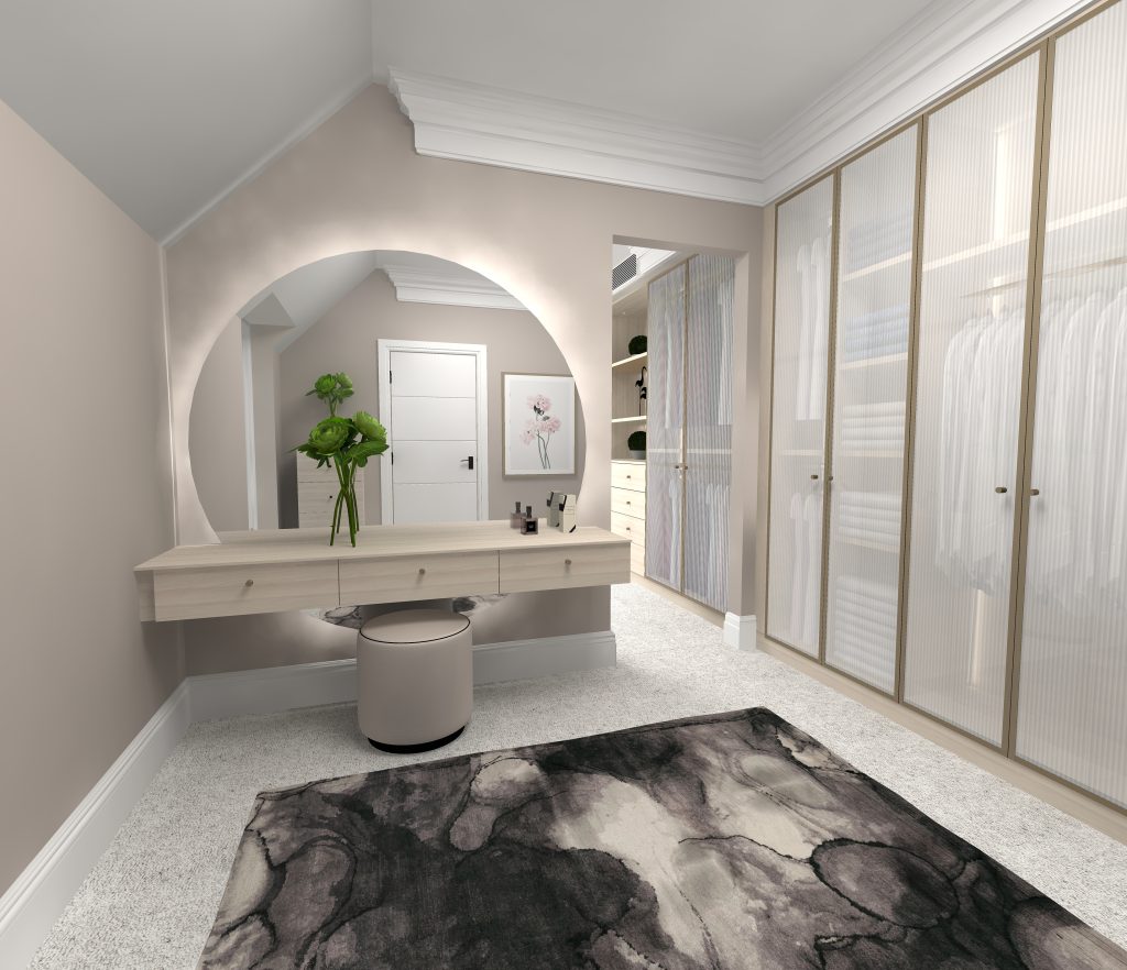 Hotel Style Bedroom and Bathroom Interior Design Ideas - Concept Design, image size:1024x882