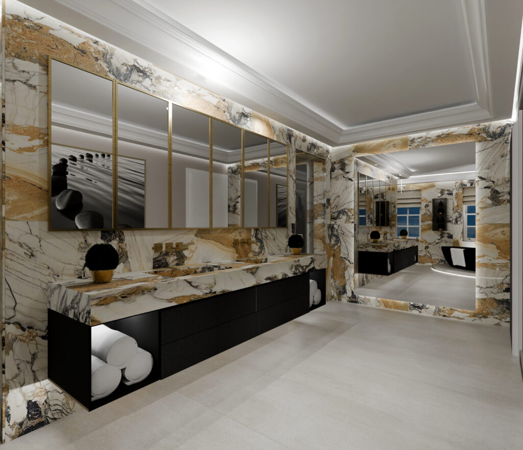 Master En Suite Porcelain Marble