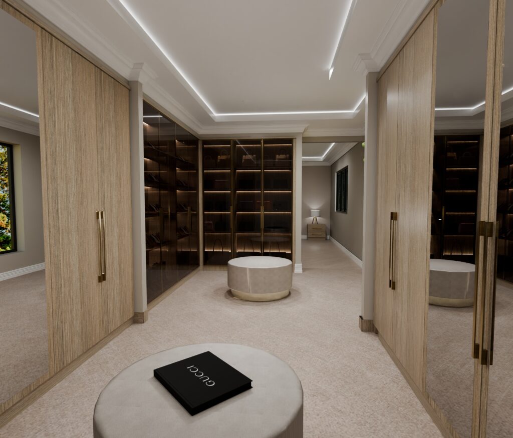 Dressing Room Design in Oak
