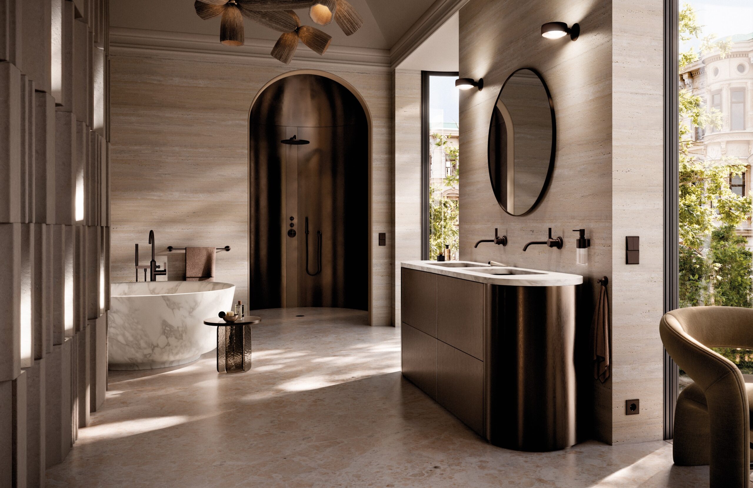 Dornbracht Dark Bronze Luxury Bathroom