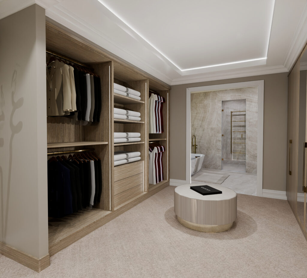 Oak Dressing Room Design by Concept