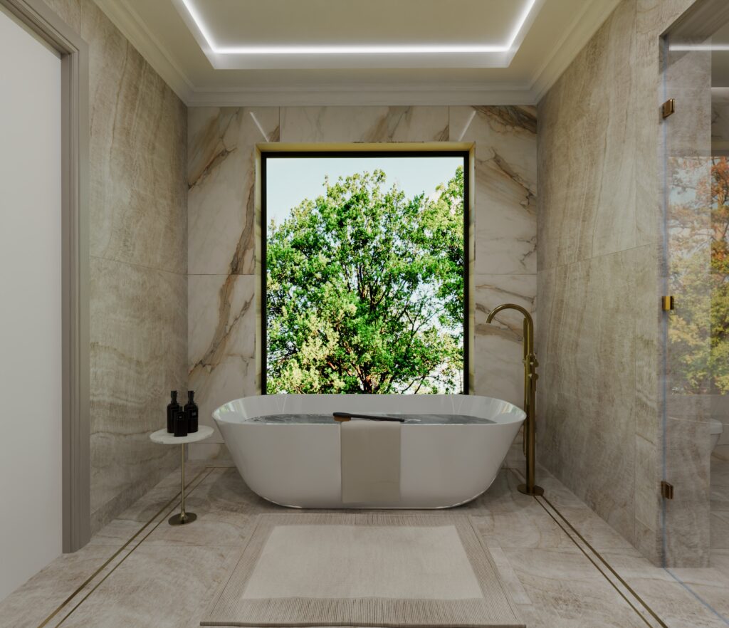 Wellness free standing bath design